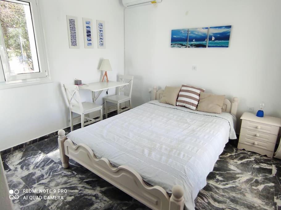 White Villa In Olive Trees And Seaview To Panagia Almiropotamos Ngoại thất bức ảnh