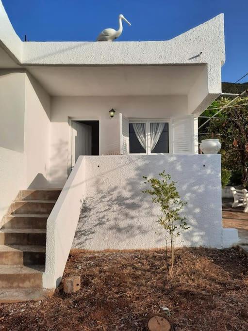 White Villa In Olive Trees And Seaview To Panagia Almiropotamos Ngoại thất bức ảnh