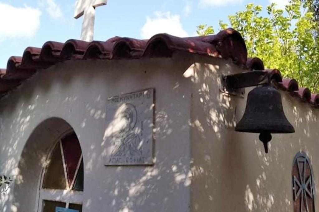 White Villa In Olive Trees And Seaview To Panagia Almiropotamos Ngoại thất bức ảnh
